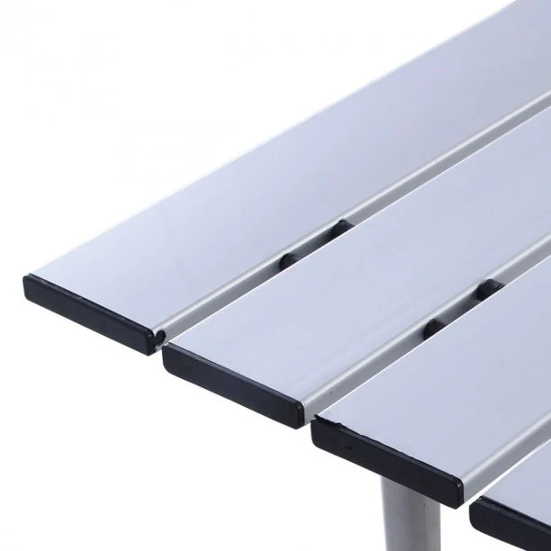 SUGIFT Folding Table Roll Up Portable folding Camping Aluminum Picnic Table