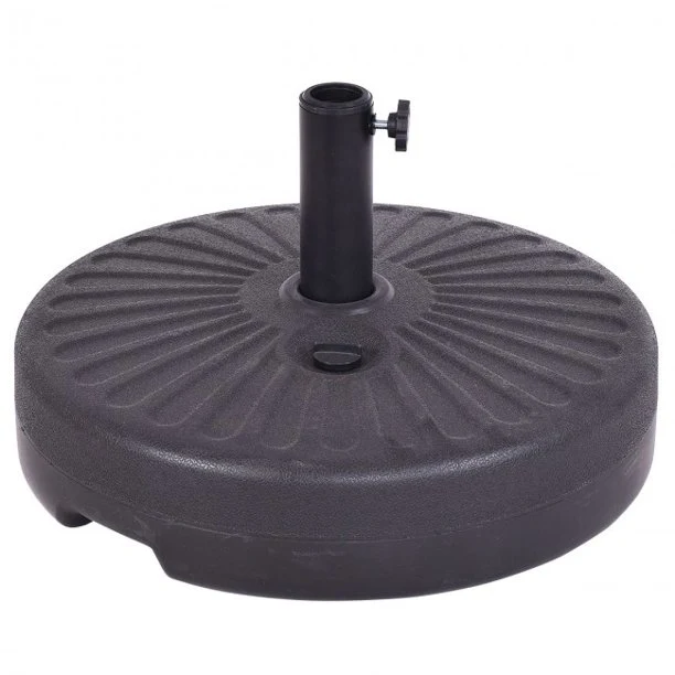 SUGIFT Umbrella Base 20 Inch Round 23L Water Filled Umbrella Base