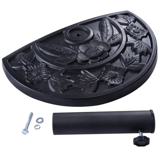 SUGIFT 20 inch Half Round Umbrella Base