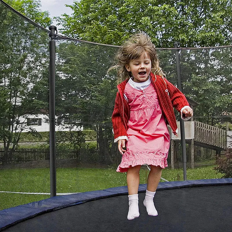 SUGIFT 10ft Trampoline for Kids and Adults with Safety Enclosure Net Jumping Mat, Safety Pad, Hold Up to 680LBS