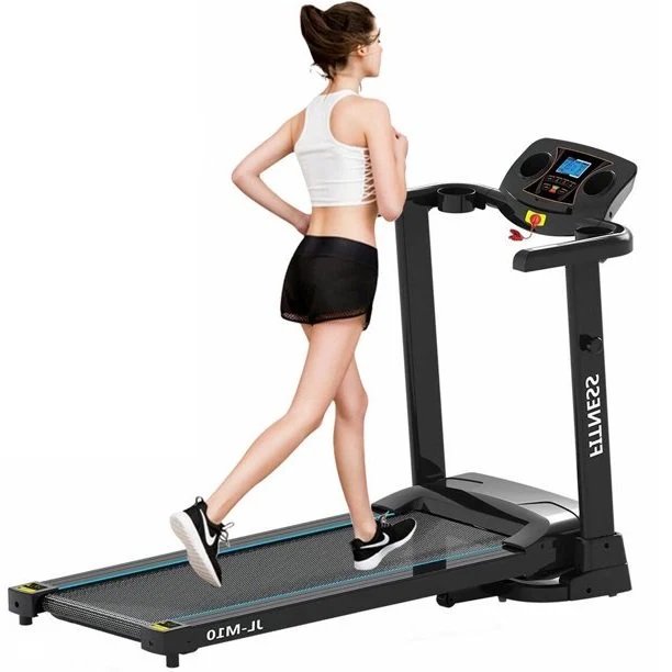SUGIFT Folding Treadmill with Cup Holder LED Display Slope Adjustment