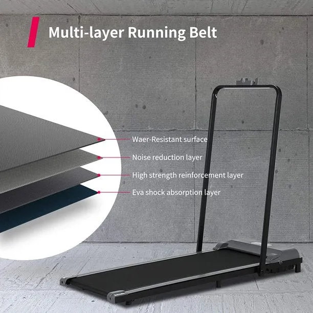 SUGIFT Folding Treadmill Under Desk Treadmill 2 in 1 Electric Walking Machine