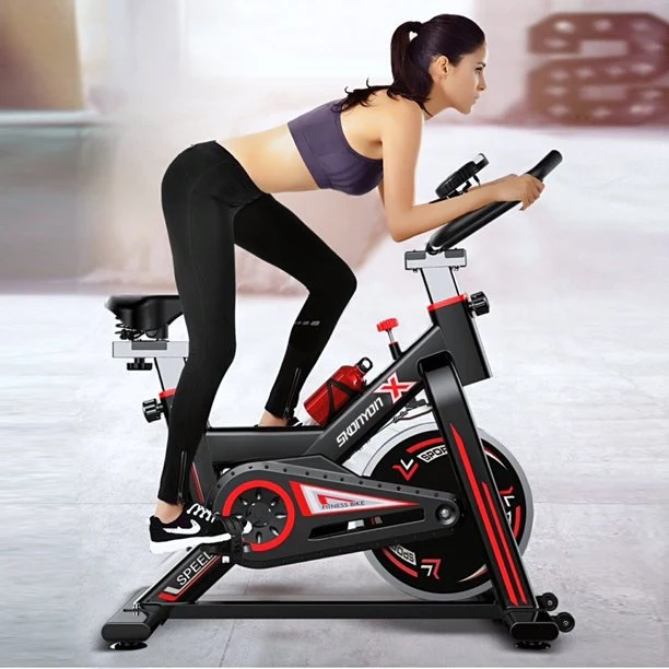 SUGIFT Exercise Bike Aerobic Exercise Indoor Cycling Gym Coach Fitness Stationary Bicycle