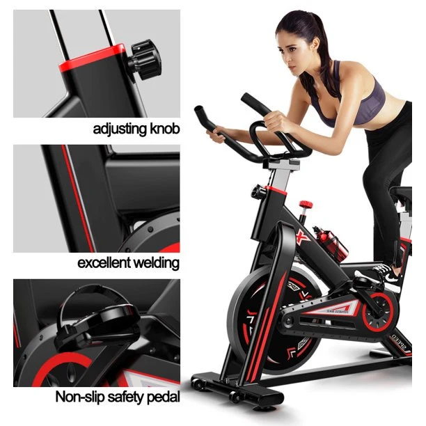SUGIFT Exercise Bike Aerobic Exercise Indoor Cycling Gym Coach Fitness Stationary Bicycle