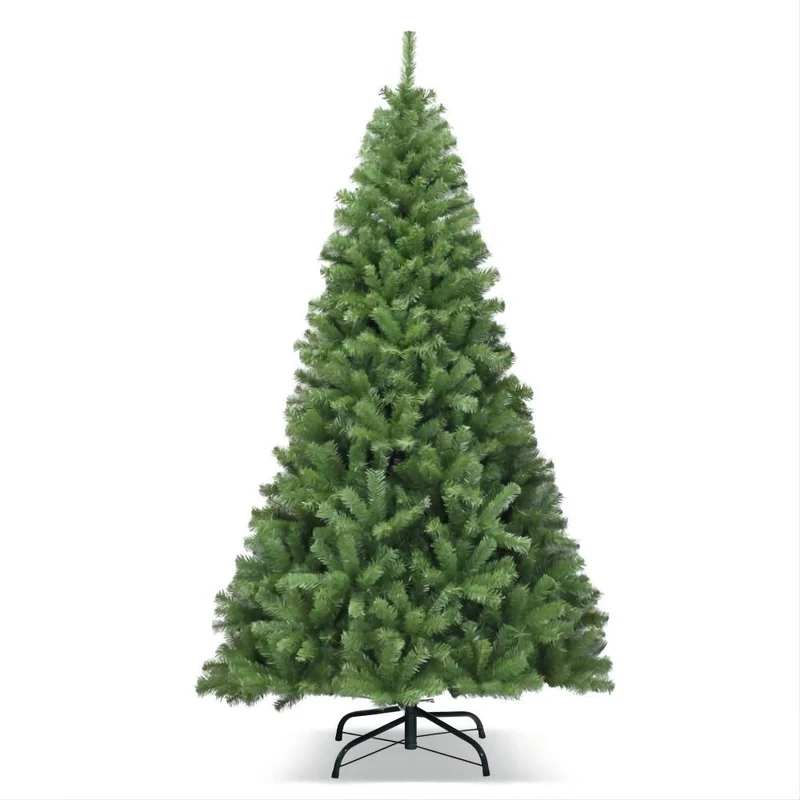 6 ft. Premium Hinged PVC Artificial Christmas Tree with Metal Stand
