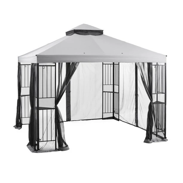 SUGIFT Gazebo 10x10 Ft with Mosquito Netting New Regency III