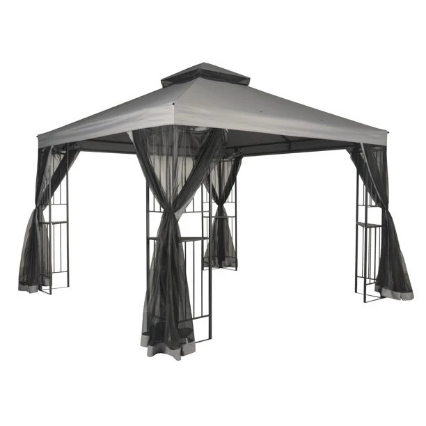 SUGIFT Gazebo 10x10 Ft with Mosquito Netting New Regency III