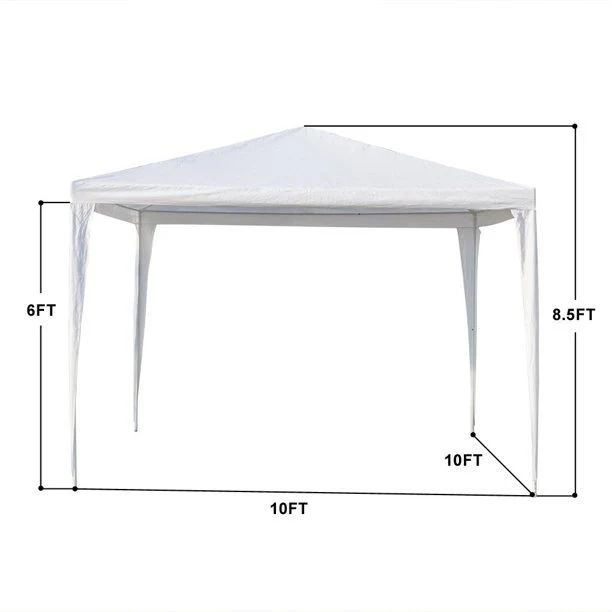 SUGIFT 10x10 Party Wedding Tent Outdoor Gazebo 3 Sides Pavilion Event