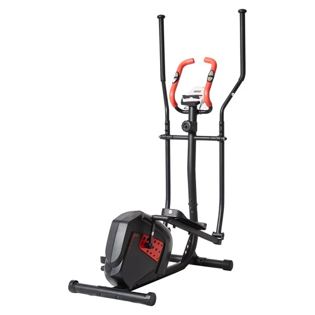 SUGIFT Elliptical Machine Trainer Magnetic Smooth Quiet Driven with LCD Monitor