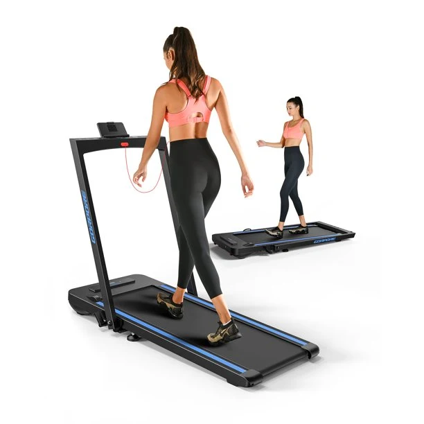 SUGIFT Folding Treadmill, 2 in 1 Walking & Running Electric Treadmill, 2.5HP Walking Jogging Machine for Home Office