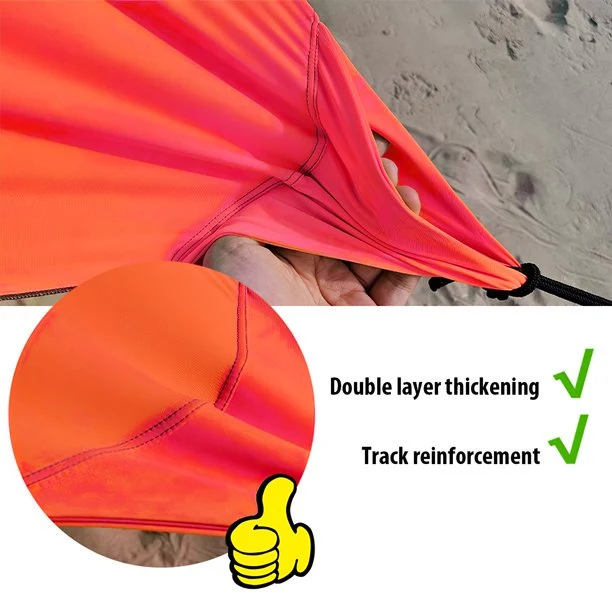 SUGIFT Sunshade Beach Tent with sandbag Anchors, Sun Shelter with UV Protection for Camping Fishing at The Beach, Parks