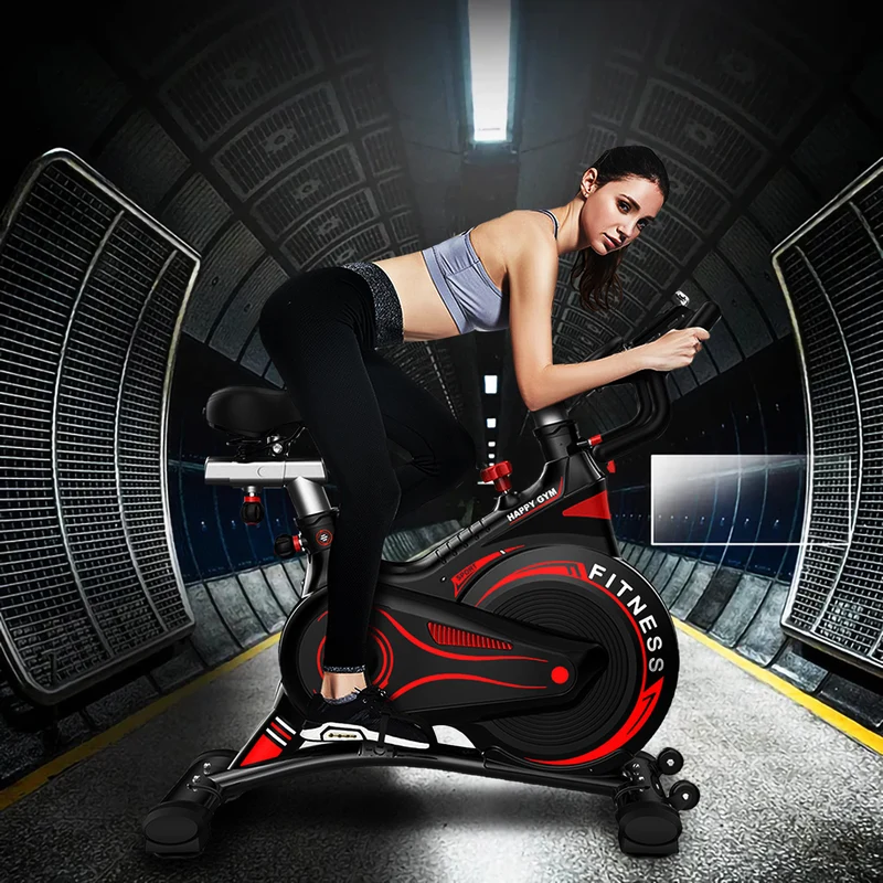 SUGIFT Upright Exercise Bike, Aerobic Magnetron Exercise Bike with 22-Pound Flywheel