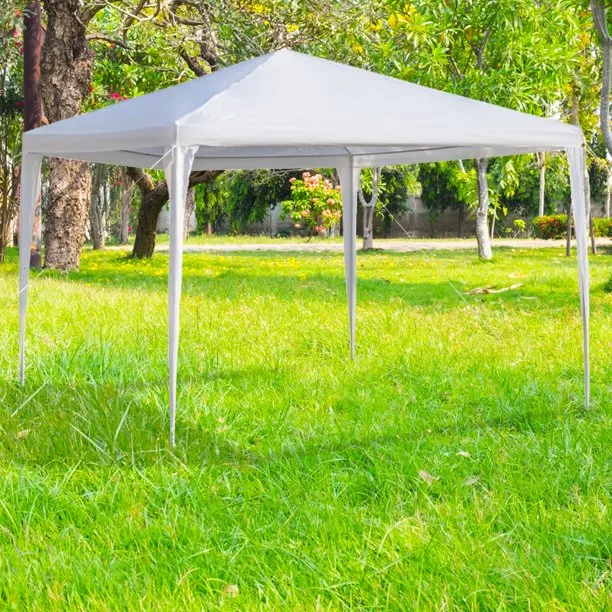 SUGIFT Canopy Tent Wedding Party Tent Outdoor Gazebo Heavy Duty White (10' x 10')