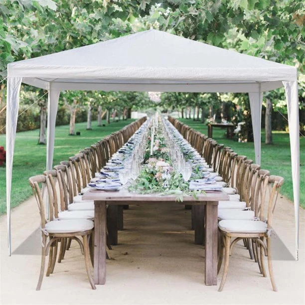 SUGIFT Canopy Tent Wedding Party Tent Outdoor Gazebo Heavy Duty White (10' x 10')