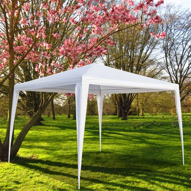 SUGIFT Canopy Tent Wedding Party Tent Outdoor Gazebo Heavy Duty White (10' x 10')