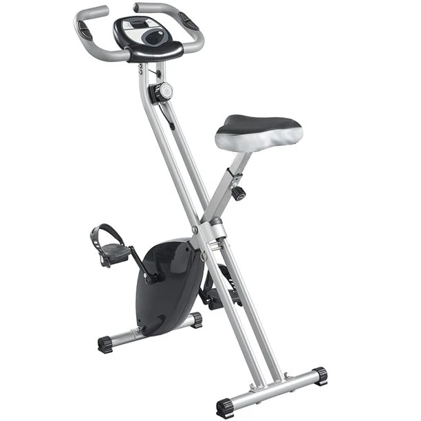 Folding Magnetic Upright Exercise Bike with Pulse
