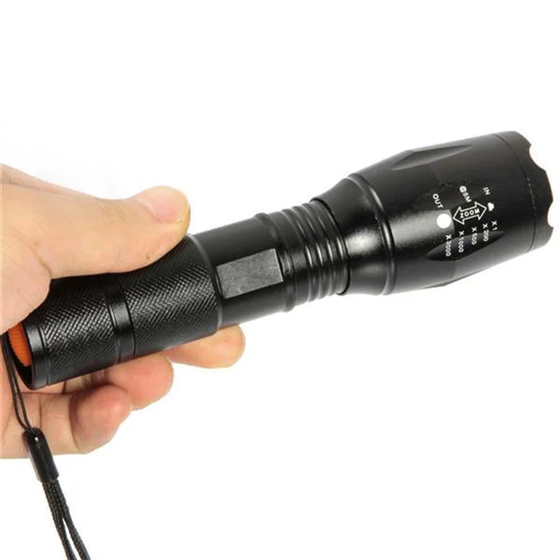 SUGIFT 10W LED Pocket Flashlight, 1200 Lumens, 500 Meters Focus