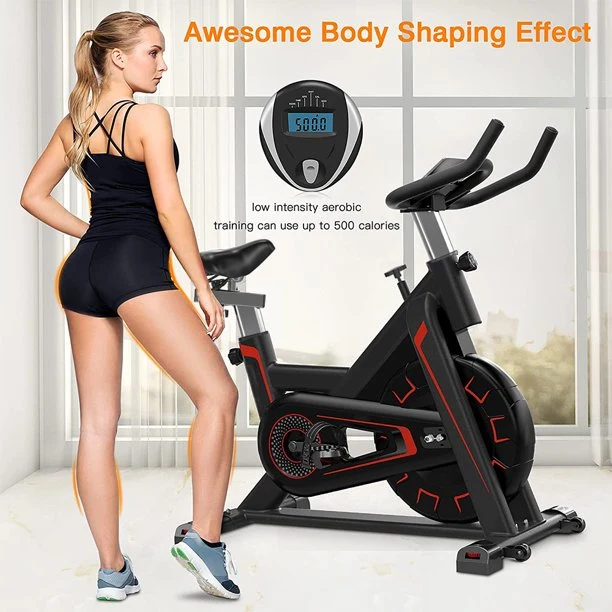 Exercise Bike Stationary Indoor Cycling Bike MAX 330Lbs Weight Capacity