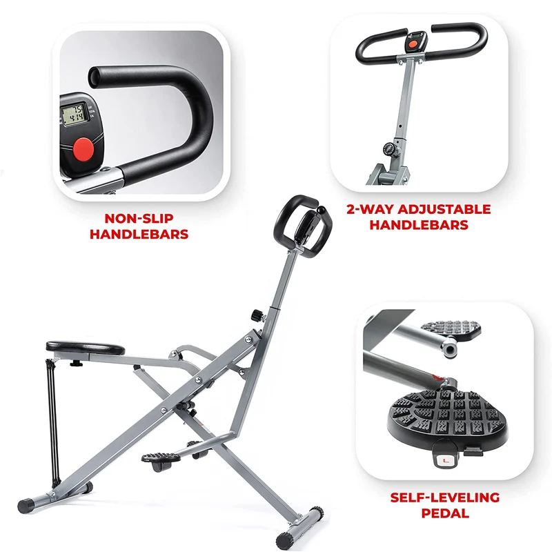 SUGIFT Squat Assist Trainer Rower Ride Exercise Trainer for Glutes Workout