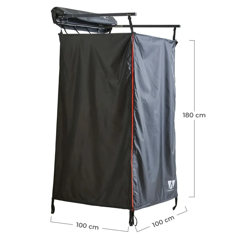 Duschzelt 100cm mit Regenhaube von Vickywood