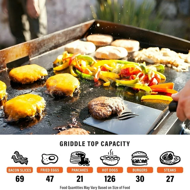 SUGIFT 4 Burner 36in Propane Gas BBQ Grill, 60,000 BTU Output for Outdoor Cooking Kitchen and Patio Backyard Barbecue