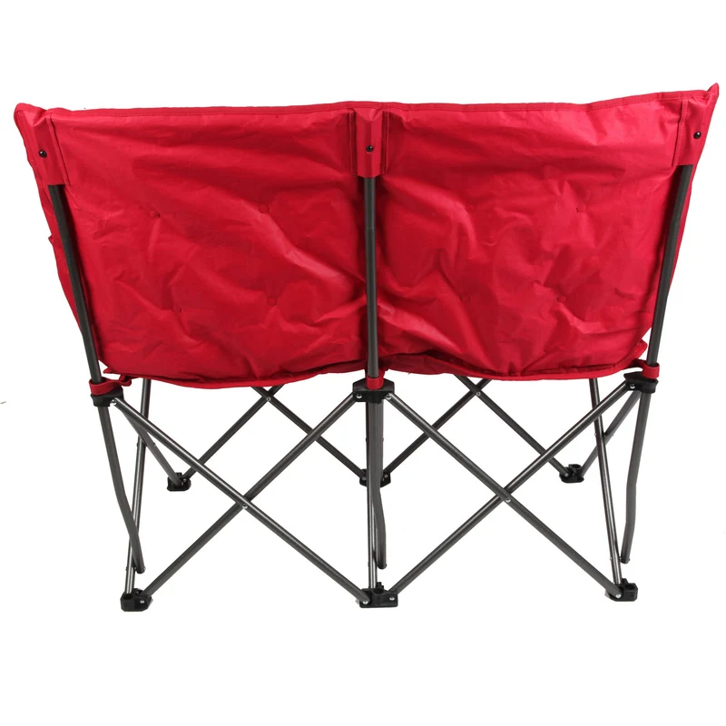 SUGIFTTrail Camping Love Seat Chair, Red