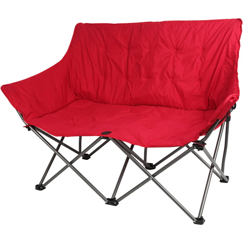 SUGIFTTrail Camping Love Seat Chair, Red