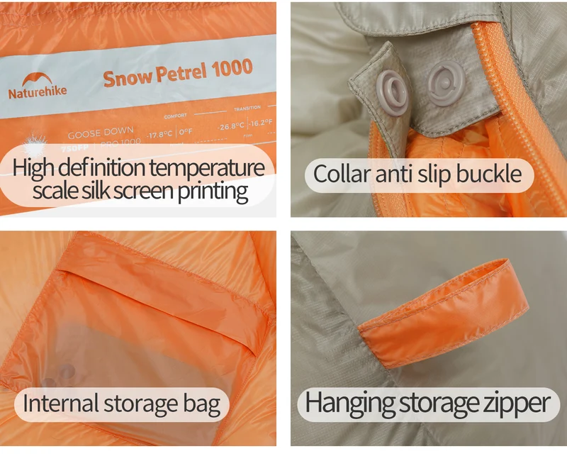 Snowbird™ Pro 1000 Down Mummy Sleeping Bag 0°F/ -17.8°C