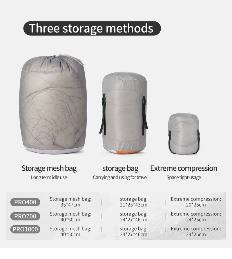 Snowbird™ Pro 1000 Down Mummy Sleeping Bag 0°F/ -17.8°C