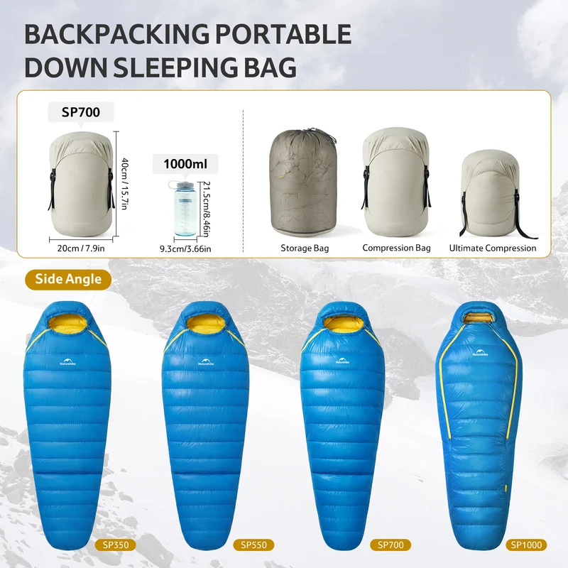 Snowbird™ Base 1100 Down Mummy Sleeping Bag 3°F/ -16°C