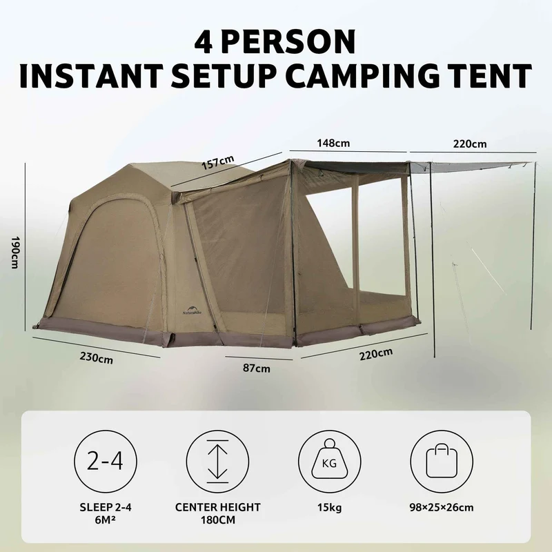 Village™ 6.0 Pro Gen 2 Instant Cabin Tent