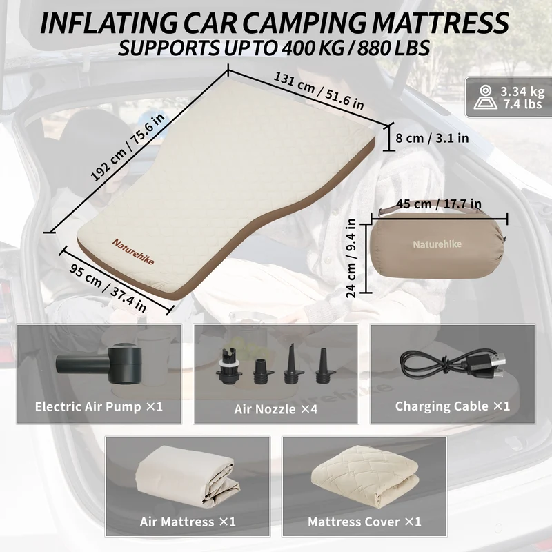 DreamWeave™ Self-Inflating Car Camping Pad
