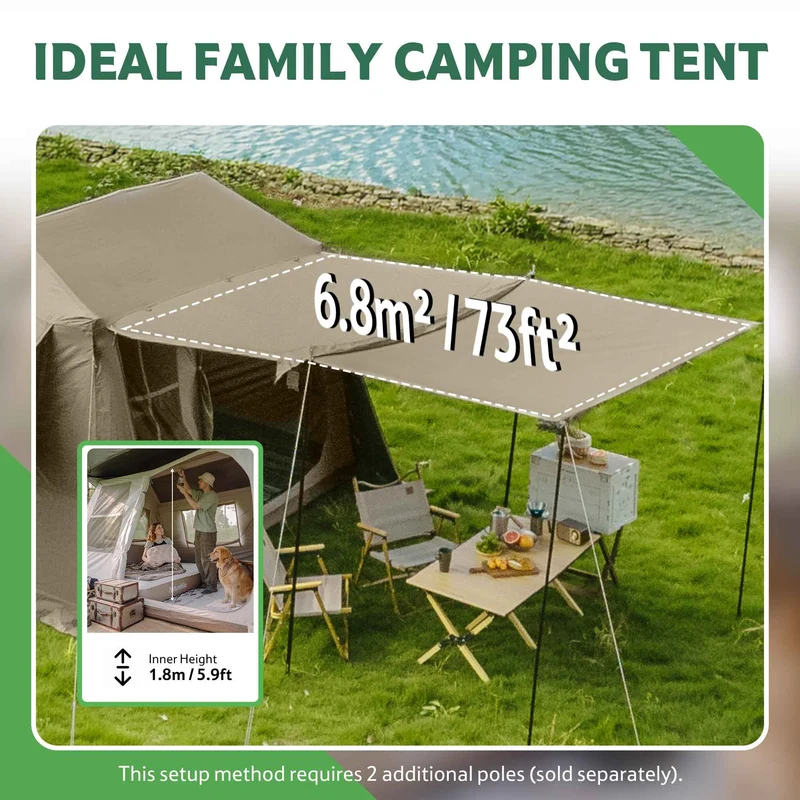 Village™ 6.0 Pro Instant Cabin Tent