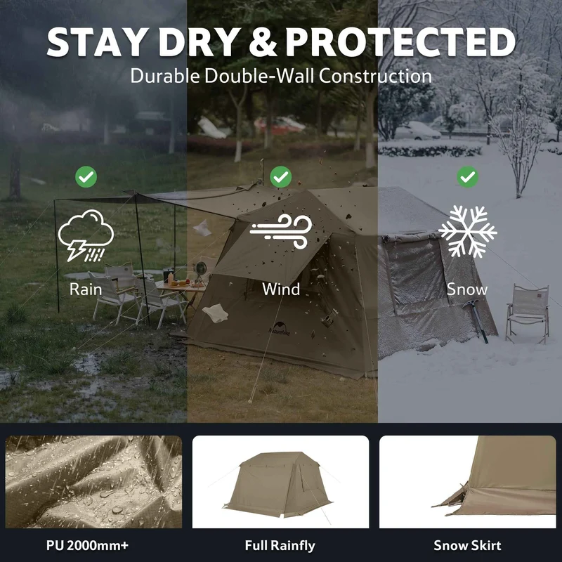 Village™ 6.0 Pro Instant Cabin Tent