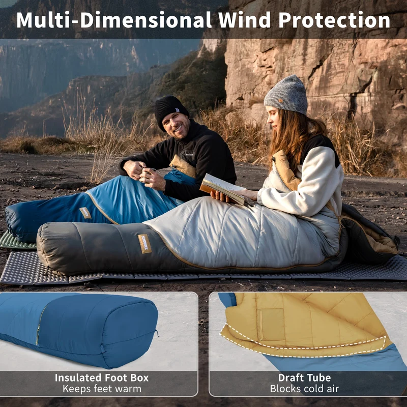 Mujin™ Pro Synthetic Mummy Sleeping Bag 28°F / -2°C