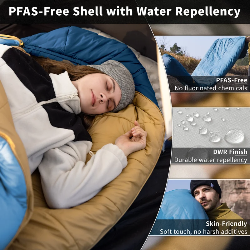 Mujin™ Pro Synthetic Mummy Sleeping Bag 28°F / -2°C