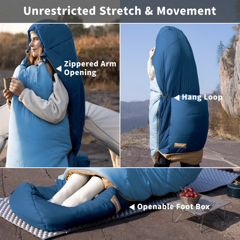 Mujin™ Pro Synthetic Mummy Sleeping Bag 28°F / -2°C