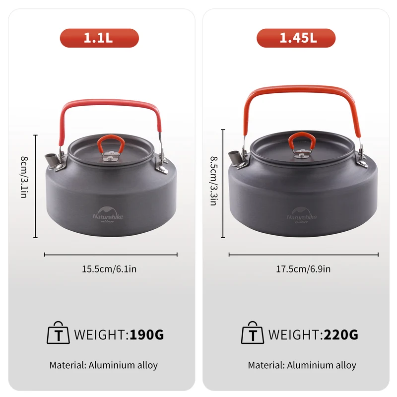 Aluminum Alloy Camping Kettle