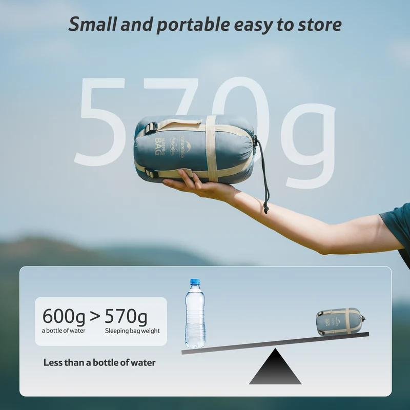 NatureSea™ Lightweight Comfortable Sleeping Bag 51.8°F / 11°C