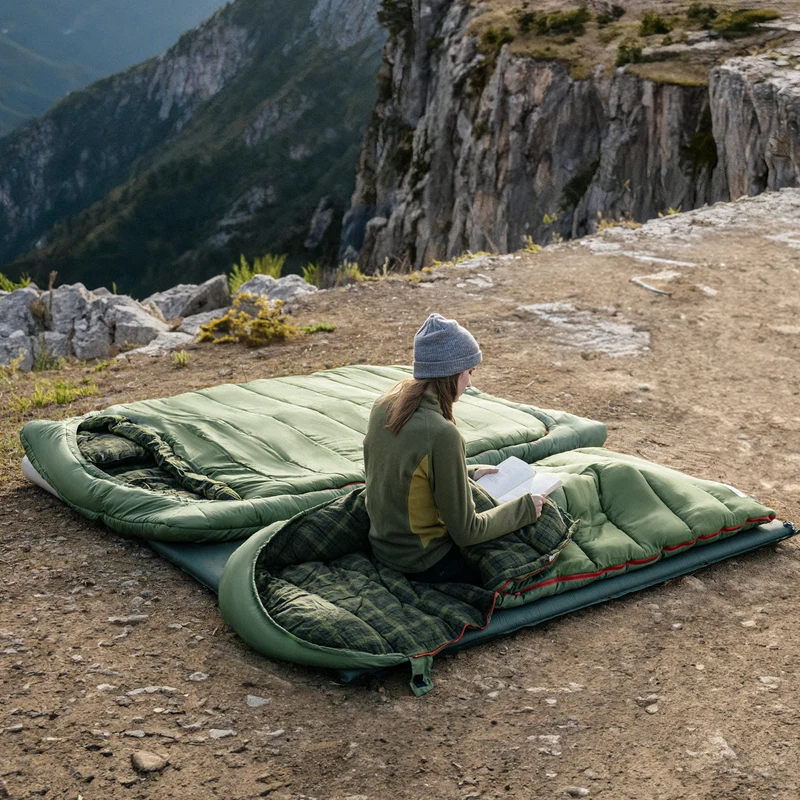 M Series™ Wide Flannel Sleeping Bag 32°F / 0°C