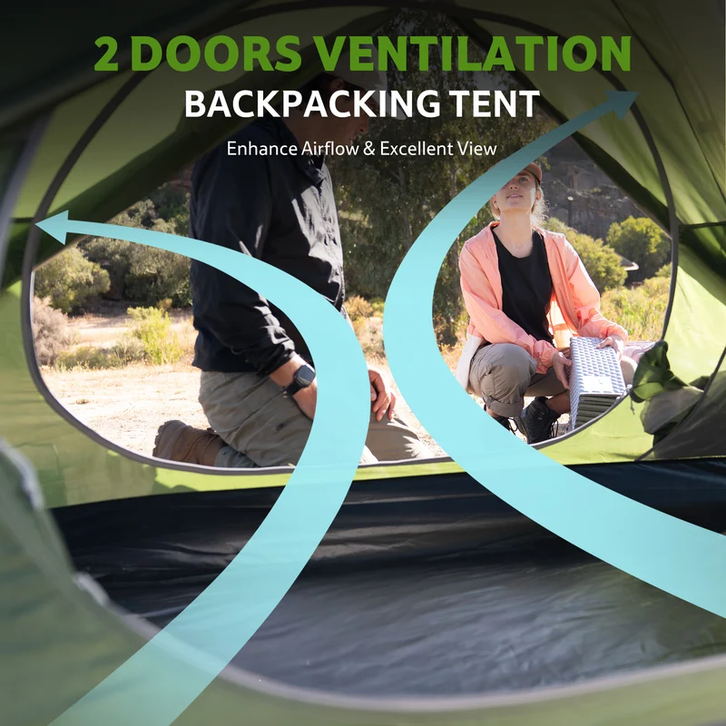 Bleik™ 3-Person Backpacking Tent