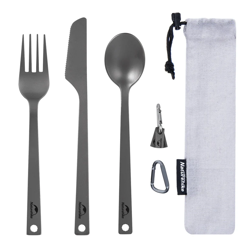 Titanium Camping Cutlery Set