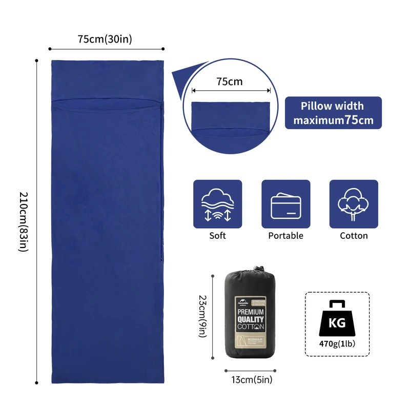 CL075 Cotton Sleeping Bag Liner