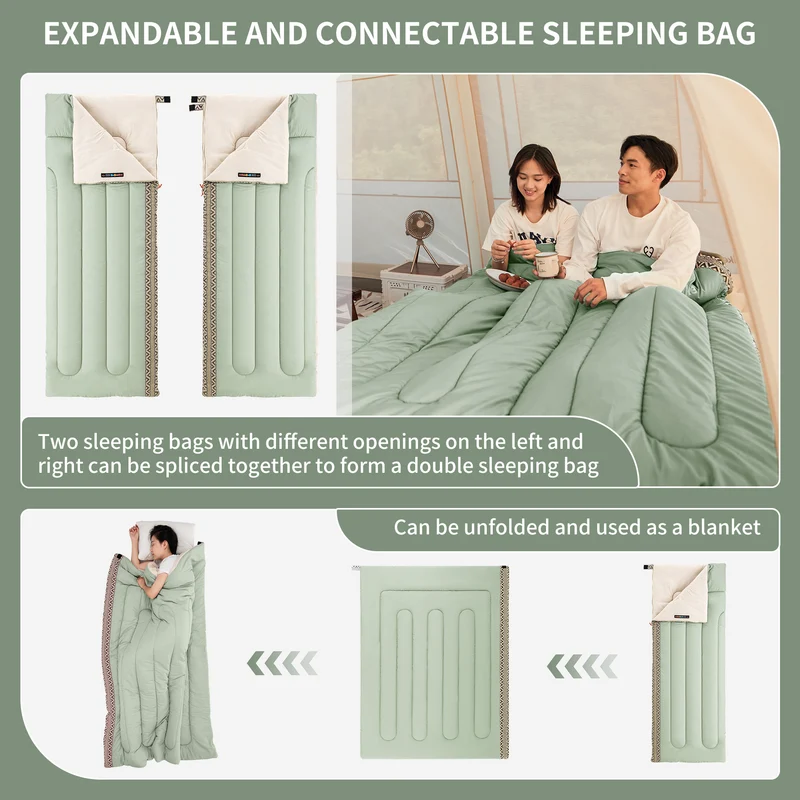 Linglong™ L150 Synthetic Sleeping Bag 55.4°F / 13°C