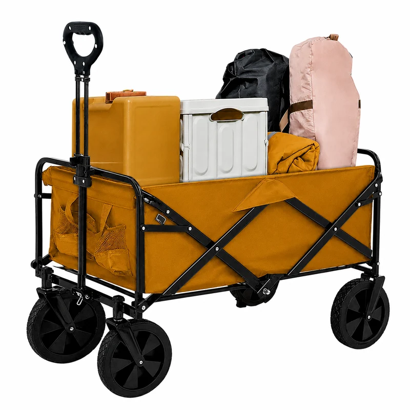 Neo Foldable Collapsible Garden Cart - Khaki