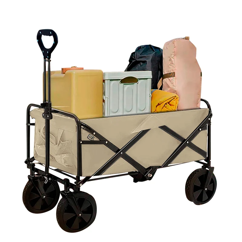 Neo Foldable Collapsible Garden Cart - Natural