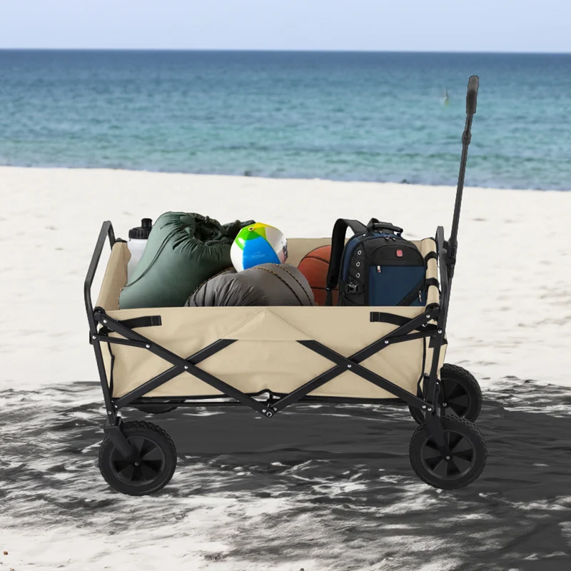Neo Foldable Collapsible Garden Cart - Natural