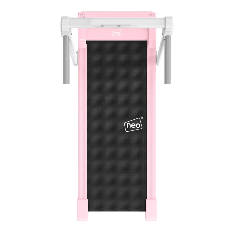 Neo Pink Walking Pad Treadmill with Handrail