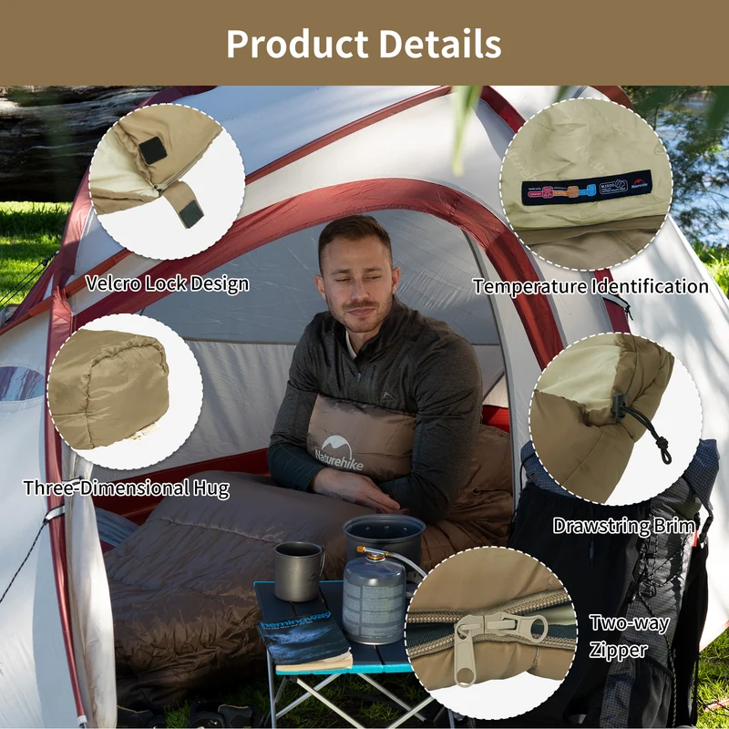 Mujin™ MJ600 Synthetic Mummy Sleeping Bag 23°F / -5°C