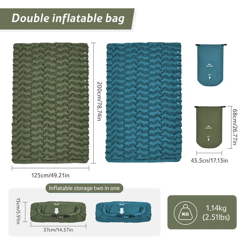 FC01™ Ultralight Inflatable Doublewide Pad
